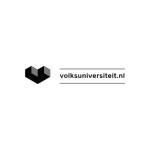 Logo klant Volksuniversiteit zwart wit